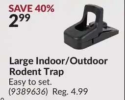Princess Auto Large Indoor/Outdoor Rodent Trap offer