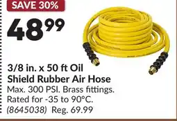 Princess Auto 3/8 in. x 50 ftOil Shield Rubber Air Hose offer