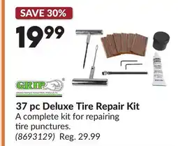 Princess Auto 37 pc Deluxe Tire Repair Kit offer