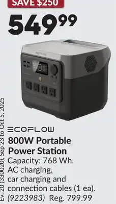 Princess Auto 800W Portable Power Station offer