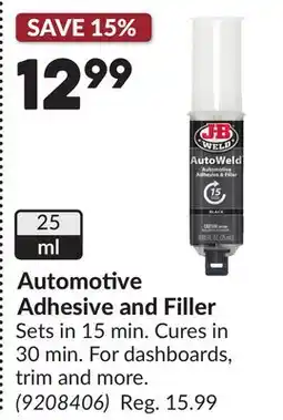 Princess Auto Automotive Adhesive and Filler offer