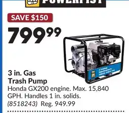 Princess Auto POWERFIST 3 in. Gas Trash Pump offer