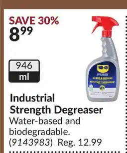 Princess Auto Industrial Strength Degreaser offer
