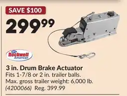 Princess Auto Rockwell American 3 in. Drum Brake Actuator offer