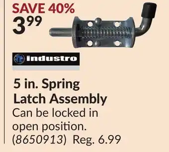 Princess Auto 5 in. Spring Latch Assembly offer