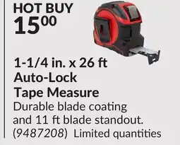Princess Auto 1-1/4 in. x 26 Auto-Lock Tape Measure offer