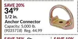 Princess Auto 1/2 in. Anchor Connector offer
