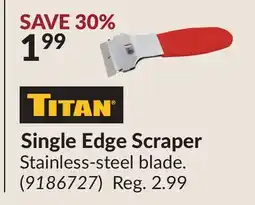 Princess Auto Single Edge Scraper offer