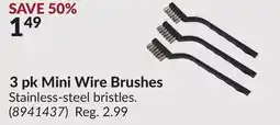 Princess Auto 3 pk Mini Wire Brushes offer