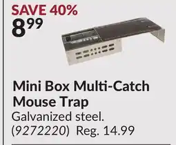Princess Auto Mini Box Multi-Catch Mouse Trap offer