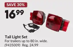 Princess Auto Tail Light Set offer