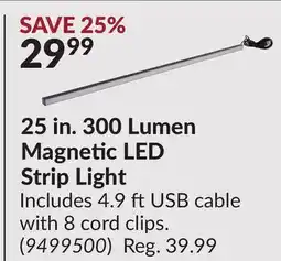 Princess Auto 25 in. 300 Lumen Magnetic LED Strip Light offer