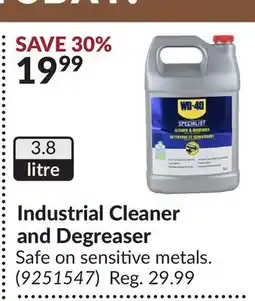 Princess Auto Industrial Cleaner and Degreaser offer