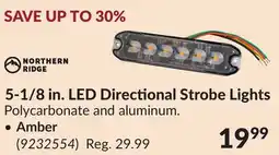 Princess Auto • Amber 5-1/8 in. LED Directional Strobe Lights offer