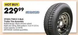 Princess Auto ST205/75R15 5-Bolt Trailer Tire Assembly offer