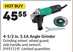 Princess Auto 4-1/2 in. 5.1A Angle Grinder offer