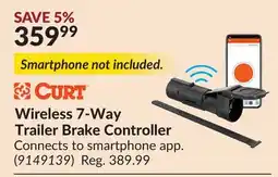 Princess Auto Wireless 7-Way Trailer Brake Controller offer