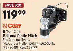 Princess Auto 8 Ton 2 in. Ball and Pintle Hitch offer