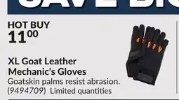 Princess Auto XL Goat Leather Mechanic's Gloves offer