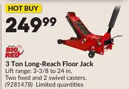 Princess Auto 3 Ton Long-Reach Floor Jack offer