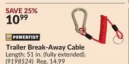 Princess Auto Trailer Break-Away Cable offer