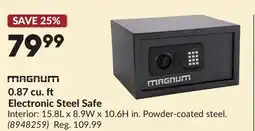 Princess Auto 0.87 cu. Electronic Steel Safe offer