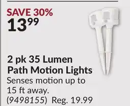 Princess Auto 2 pk 35 Lumen Path Motion Lights offer