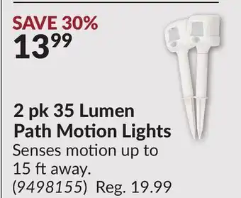 Princess Auto 2 pk 35 Lumen Path Motion Lights offer