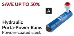 Princess Auto Hydraulic Porta-Power Rams offer