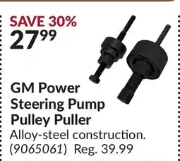 Princess Auto GM Power Steering Pump Pulley Puller offer