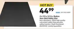 Princess Auto 4 x 3 ftx 3/4 in. Button Non-Skid Utility Mat offer