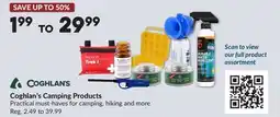 Princess Auto Coghlan's Camping Products offer
