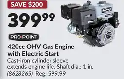 Princess Auto 420cc OHV Gas Engine with Electric Start offer