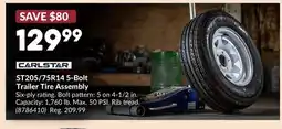 Princess Auto ST205/75R14 5-Bolt Trailer Tire Assembly offer
