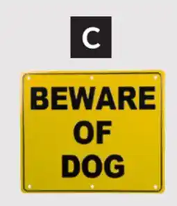 Princess Auto Beware of Dog offer