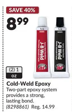 Princess Auto Cold-Weld Epoxy offer