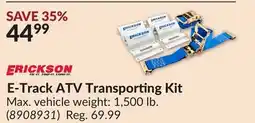 Princess Auto E-Track ATV Transporting Kit offer