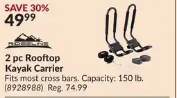 Princess Auto 2 pc Rooftop Kayak Carrier offer