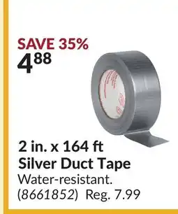 Princess Auto 2 in. x 164 Silver Duct Tape offer