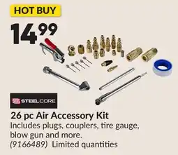 Princess Auto STEEL CORE 26 pc Air Accessory Kit offer