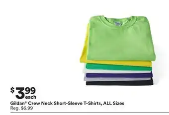 Michaels Gildan Crew Neck Short-Sleeve T-Shirts offer
