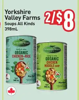 Healthy Planet Yorkshire Valley Farms Soups offer