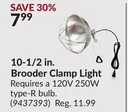 Princess Auto 10-1/2 in. Brooder Clamp Light offer