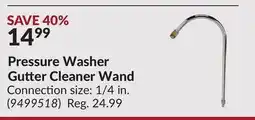 Princess Auto Pressure Washer Gutter Cleaner Wand offer