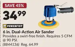 Princess Auto 6 in. Dual-Action Air Sander offer