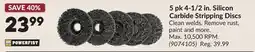 Princess Auto 5 pk 4-1/2 in. Silicon Carbide Stripping Discs offer