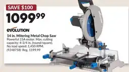 Princess Auto 14 in. Mitering Metal Chop Saw offer