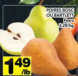 Supermarché PA POIRES BOSC OU BARTLETT | Pears offer