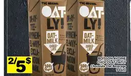 Supermarché PA BOISSON AVOINE CHOCOLAT OATLY | CHOCOLATE OAT BEVERAGE offer