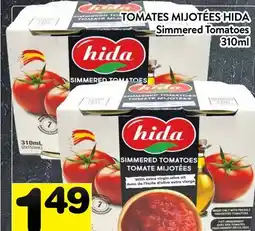 Supermarché PA TOMATES MIJOTÉES HIDA offer